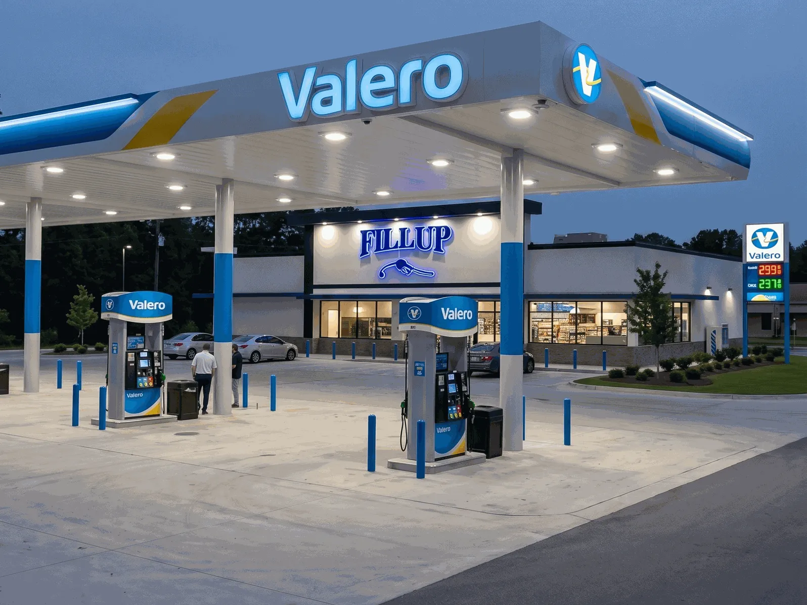Valero gas station 01 | engco Valero